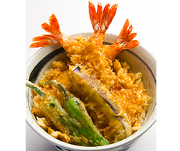 はみだし海老天丼